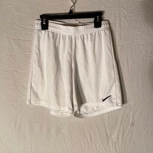 Nike Girls soccer White shorts size S